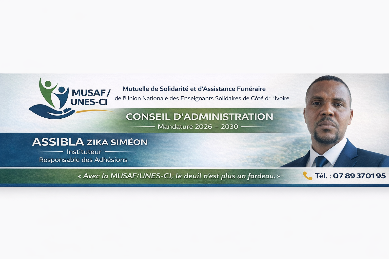 Avec, Musaf le deuil n'est plus un fardeau "🇨🇮